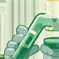 Hands operating lab equipment, symbolizing scientific testing.